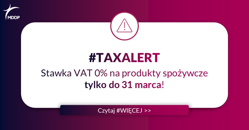 Stawka Vat Na Produkty Spo Ywcze Tylko Do Marca Mddp