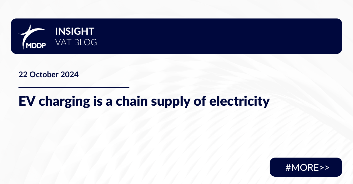 EV charging is a chain supply of electricity