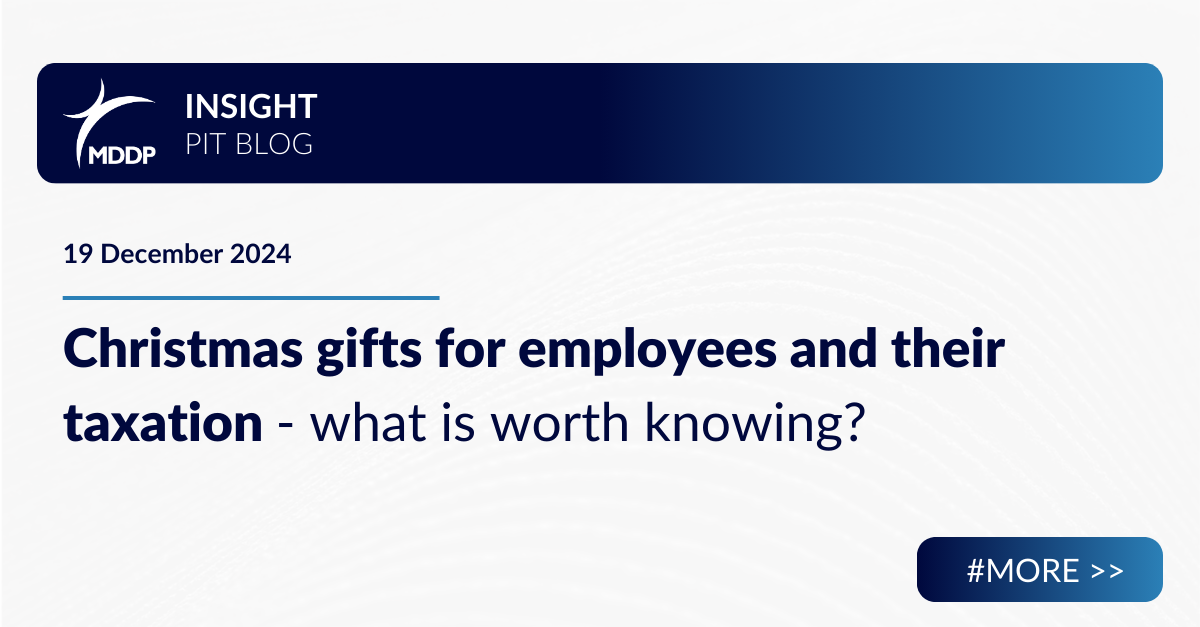 Christmas gifts for employees and their taxation - what is worth knowing?